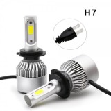 Set 2 becuri auto S2 H7, 72W, 16000 lumeni pe set, 60LED, Universal