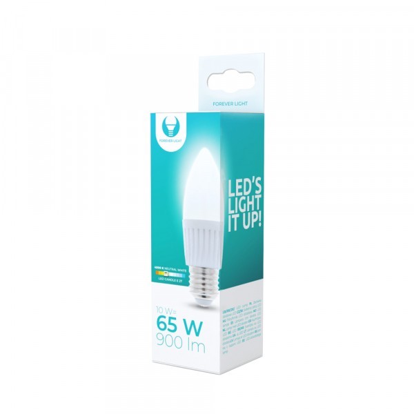 Bec LED Forever Light, E27, 10W, 4500K, 900lm, Alb
