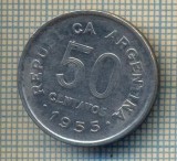 12236 MONEDA -ARGENTINA -50 CENTAVOS - ANUL 1955 -STAREA CARE SE VEDE