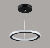 Cumpara ieftin Lustra LED 27W, D22cm, negru, lumina rece/calda/neutra