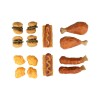 Recompense Caini Flamingo Fast Food Box Take Away 260g - Nuggets, Pulpe Pui, Burgeri, Creveti, Hot Dog - Gustare Caini Fara Zahar