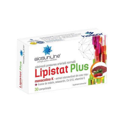 Lipistat Plus BioSunLine 30 comprimate Helcor foto