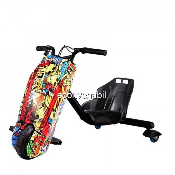 Drift Trike Tricicleta Electrica pentru Copii 120W 8A L100 cu Bluetooth Drift Trike Tricicleta Electrica pentru Copii 120W 8A L100 cu Bluetooth