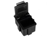 Suport ESD Negru cu Clapetă 16x12x15mm