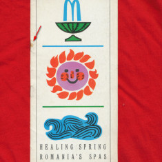 Healing spring Romania's Spas - pliant 24 pagini (2 lipsa) - 1968