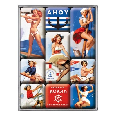 Set magneti - Pin Up - Marine foto