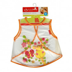 BoboBaby Baveta PEVA cu inchidere velcro marimea L 36 luni+ Orange Giraffe foto