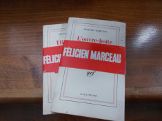 Felicien Marceau - 2 vol. limba franceza foto