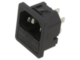 Conector alimentare AC tată 10A 250V