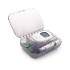 Glucometru Code Free Dr. Mayer DRM-GCM01 Afisaj LCD Alb foto