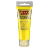 Cumpara ieftin Vopsea acrilica hobby, Happy Color, 75 ml, Galben