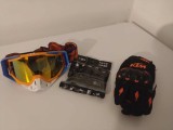 Set Accesorii Moto Off Road: Manusi, Ochelari protectie, Cagula - Nou