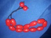 Matanii Vintage Colectie, Bile Rosii Mari 2.3cm, Argint deosebit, Transport Gratuit