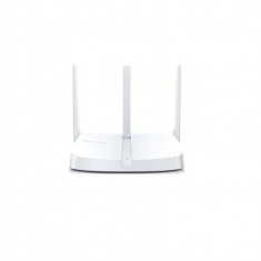 Router wireless Mercusys, 300 Mbps, 2 antente, Alb