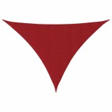 Cumpara ieftin Parasolar, rosu, 3,5x3,5x4,9 m, tesatura oxford, triunghiular