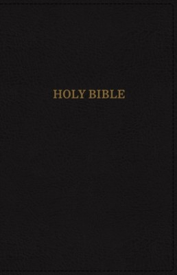 KJV, Deluxe Thinline Reference Bible, Imitation Leather, Black, Red Letter Edition foto