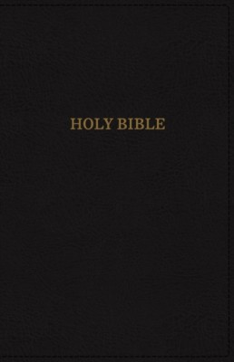 KJV, Deluxe Thinline Reference Bible, Imitation Leather, Black, Red Letter Edition foto