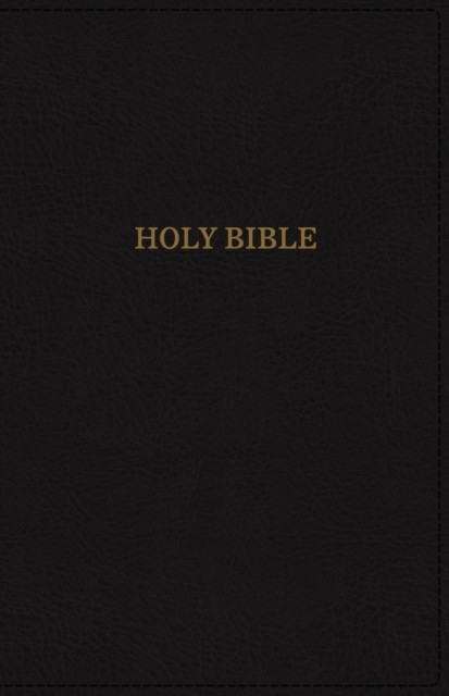 KJV, Deluxe Thinline Reference Bible, Imitation Leather, Black, Red Letter Edition