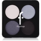 Flormar Color Eyeshadow Palette paletă cu farduri de ochi culoare 002 Black Dust 6 g