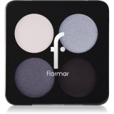 Flormar Color Eyeshadow Palette paletă cu farduri de ochi culoare 002 Black Dust 6 g