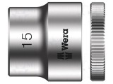 Cheie tubulară HEX 15mm 6-puncte WERA - Oţel crom-vanadium