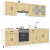 VidaXL Set dulap de bucătărie din 8 piese &bdquo;Lucca&rdquo; lemn stejar Sonoma 3314834