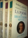 La poesie du dix-huitieme siecle 1, 2, 3- Robert Sabatier