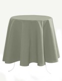 Fata De Masa Nelson 180cm Diametru, Culoare Verde Deschis, 100% Poliester