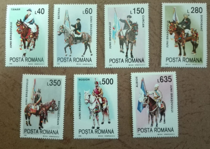 TIMBRE ROMANIA MNH LP1370/1995 JUNII BRASOVULUI