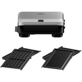 Sandwich maker Braun SM5006, 800 W, Invelis antiaderent premium, Argintiu