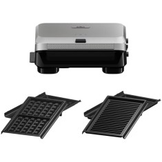 Sandwich maker Braun SM5006, 800 W, Invelis antiaderent premium, Argintiu
