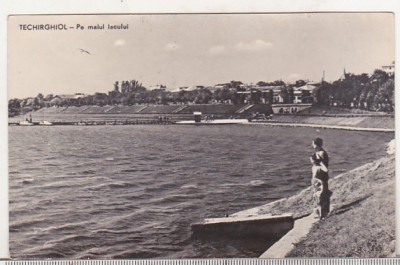bnk cp Techirghiol - Pe malul lacului - uzata foto