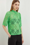 Morgan bluza DVIVI femei, culoarea verde, modelator, DVIVI