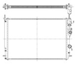 Radiator racire motor Dacia Logan (Ls), Mcv (Ks), Pick-Up (Us), Megane 1 (Ba0/1), Megane Scenic (Ja0/1), Scenic 1 (Ja0/1)