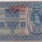 1000 COROANE 1902 2 IANUARIE/CU SUPRATIPAR DEUTSCHEOSTEREICH ORIZONTAL-UNC
