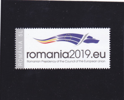 ROMANIA 2019 Presedentia Romaniei la Consiliul Europei LP.2225 MNH. foto