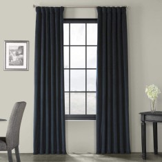 Draperie din catifea cu rejansa din bumbac tip fagure, Madison, 150x210 cm, densitate 700 g/ml, Aegean, 1 buc