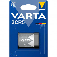 Baterie Litiu 6V 2CR5 1400mAh, Dimensiuni 34 x 17 x 45 mm Varta Blister 1 foto