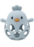 Magni Teether Ball Duckling In Lfgb Silicone, Blue (5632)