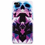 Husa silicon pentru Huawei P9 Lite mini, Abstract Framed Skull
