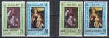 Noile Hebride 1972 - Crăciun - Picturi de Spranger, Provoost - Versiunea engleză și Versiunea franceză, 2 Serii, MNH