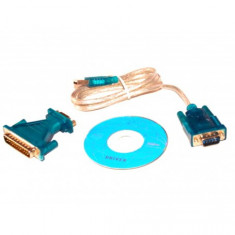 USB la RS232 Com 9 PIN Serial DB25 DB9 Adaptor Cablu Convertor foto