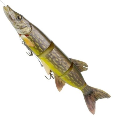 Swimbait SAVAGE GEAR 4D Line Thru Pike SS, Striped Pike, 110g, 25cm, 1buc/pac foto