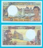 Polinezia Franceza (p#1) 500 Francs 2012 UNC &#039;Pescar&#039; serie: W.016 22522