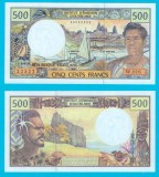 Polinezia Franceza (p#1) 500 Francs 2012 UNC &#039;Pescar&#039; serie: W.016 22522