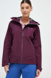 Montane geaca de ploaie Spirit femei, culoarea violet, gore-tex