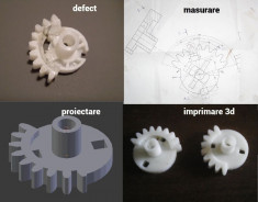 Imprimare/printare 3D, prototipare si proiectare grafica 3D, 2D. DTP. foto