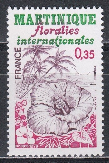 Franta 1979 - Expoziția Internațională de Flori - Martinica, MNH