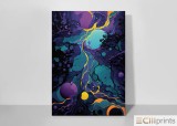 Tablou &bdquo;Stellar Roots&rdquo; - Print Digital - P&acirc;nză Bumbac 100% pe Șasiu din lemn
