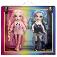 Set 2 Păpuși Rainbow High - Bella &amp;amp; Amaya, 30 cm, Multicolor
